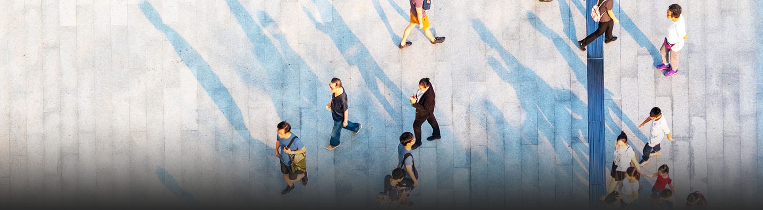 걷는 사람들의 조감도